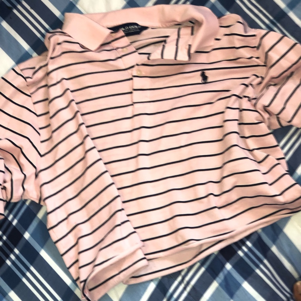 Polo golf crop top